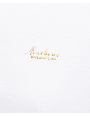 Barbour Alonso Tee White | Holmgrens Jakt & Fritid