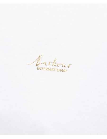 Barbour Alonso Tee White | Holmgrens Jakt & Fritid