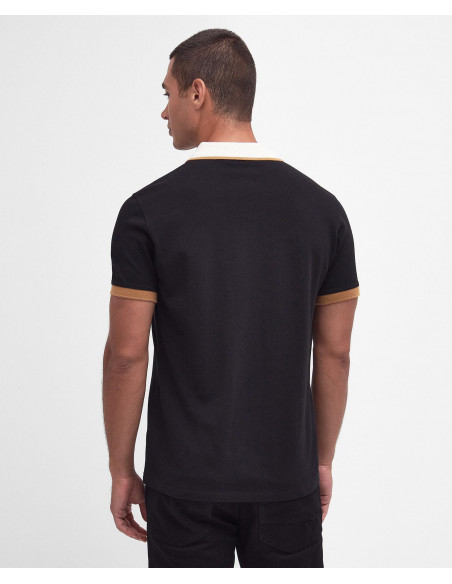 Barbour International Howall Polo Black | Holmgrens Jakt & Fritid