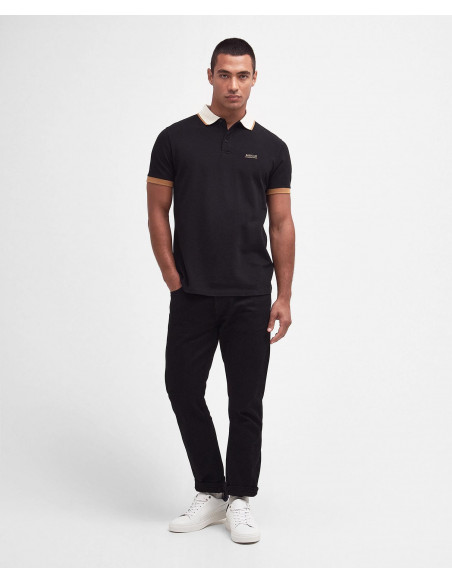 Barbour International Howall Polo Black | Holmgrens Jakt & Fritid