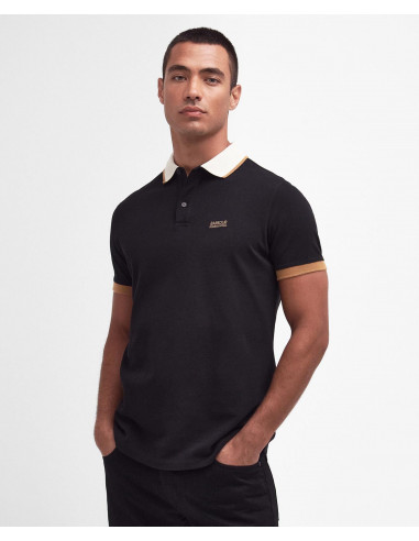 Barbour Intl Howall Polo Black | Holmgrens Jakt & Fritid
