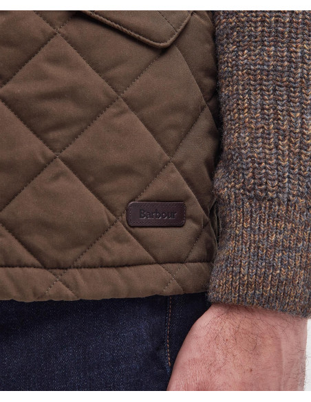 Barbour Shoveler Gilet Dark Olive