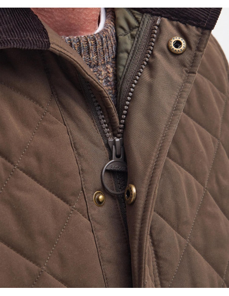 Barbour Shoveler Gilet Dark Olive