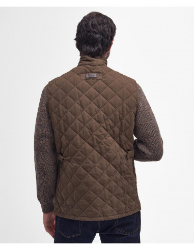 Barbour Shoveler Gilet Dark Olive | Holmgrens Jakt & Fritid