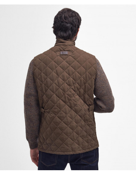 Barbour Shoveler Gilet Dark Olive | Holmgrens Jakt & Fritid