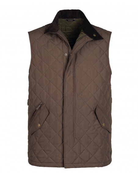 Barbour Shoveler Gilet Dark Olive | Holmgrens Jakt & Fritid