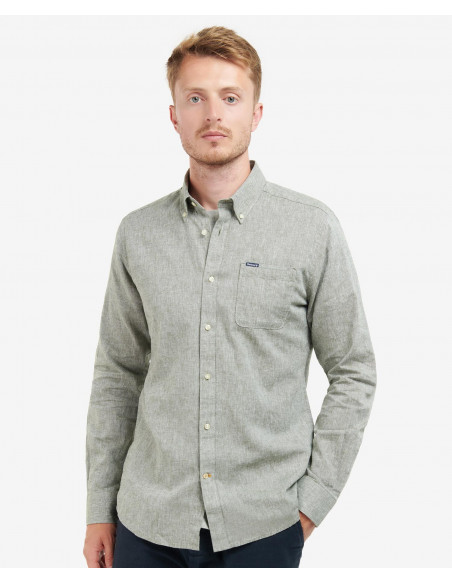 Barbour Nelson TF Shirt Olive | Holmgrens jakt & Fritid