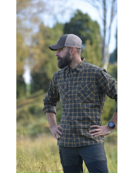 Chevalier Creek Shooting Fit Coolmax Shirt Moss - Holmgrens Jakt & Fritid