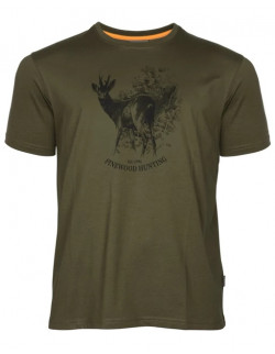 Pinewood Roe Deer T-Shirt Olive | Holmgrens Jakt & Fritid