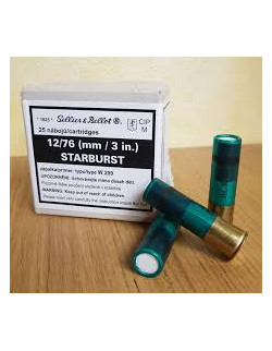 S&B Starburst 12/76 Skrämselskott Gåspatron | Holmgrens Jakt och Fritid |