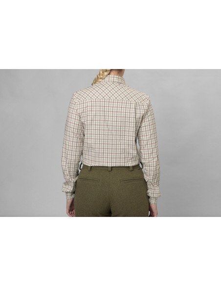 Seeland Kerry Damskjorta Cabernet/Blue | Holmgrens Jakt & Fritid