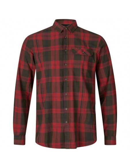 Seeland Highseat Skjorta Red Forest Check | Holmgrens Jakt & Fritid
