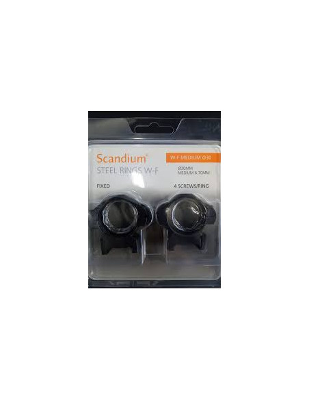 Scandium Steel rings, 30mm W-QR High -Holmgrens Jakt och Fritid