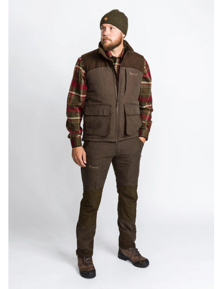 Pinewood Abisko Vest Suede Brown | Holmgrens Jakt & Fritid