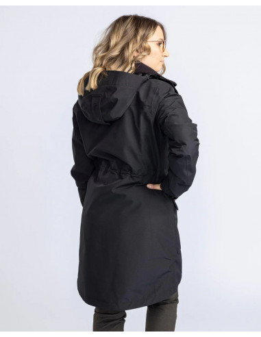 Pinewood Rain Parka W Black | Holmgrens Jakt & Fritid