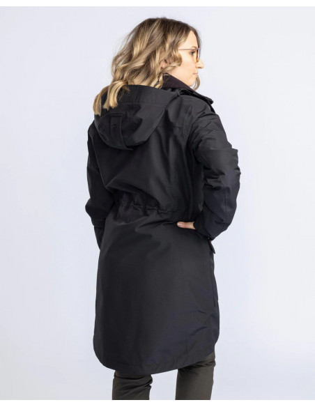 Pinewood Rain Parka W Black | Holmgrens Jakt & Fritid