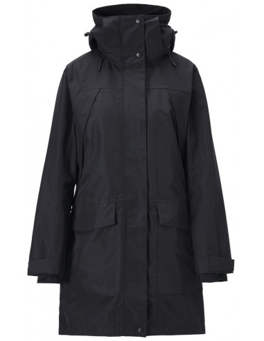 Pinewood Rain Parka W Black | Holmgrens Jakt & Fritid