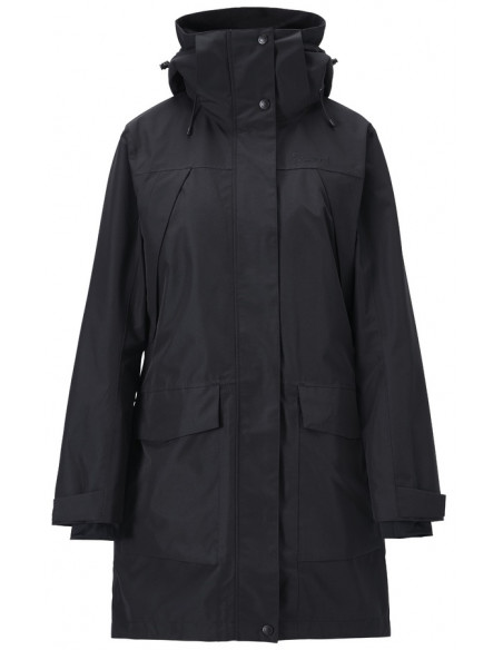 Pinewood Rain Parka W Black | Holmgrens Jakt & Fritid