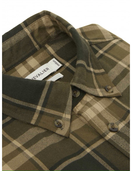 Chevalier Heron flannel Shirt Green