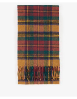 Barbour New Check Tartan Scarf Harvest Gold | Holmgrens Jakt & Fritid 2