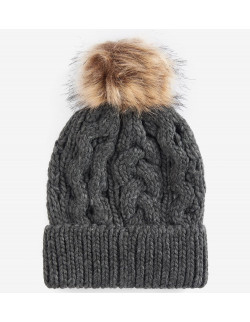 Barbour Penshaw Cable Beanie Charcoal | Holmgrens Jakt & Fritid 2