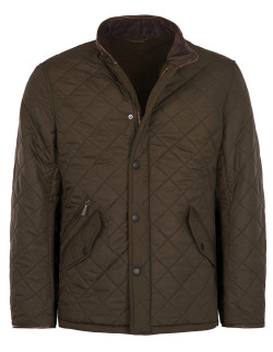 Barbour Powell Quilt Jacket Olive | Holmgrens Jakt & Fritid