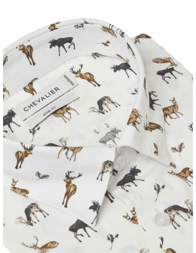 Chevalier Skjorta Herr Danson Mens Shirt  Royal Family Print - Holmgrens Jakt o Fritid