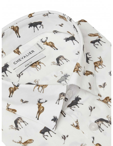 Chevalier Skjorta Herr Danson Mens Shirt  Royal Family Print - Holmgrens Jakt o Fritid