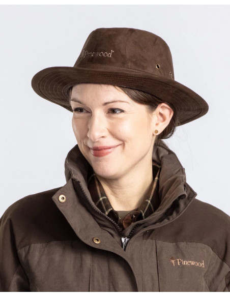 Pinewood Hunting Hat Suede Brown | Holmgrens Jakt & Fritid