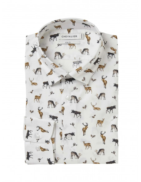 Chevalier Herrskjorta Danson Mens Shirt  Royal Family Print - Holmgrens Jakt och Fritid