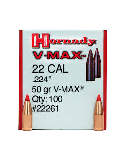 Hornady 22 Cal .224 50gr V-Max | Holmgrens Jakt och Fritid | 2