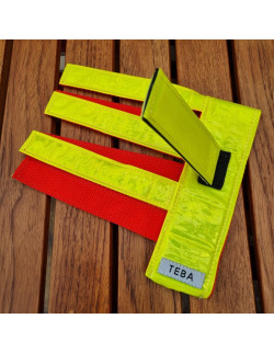 Reflexhalsband 50 cm 2+6 Gul+Gul | Holmgrens Jakt & Fritid