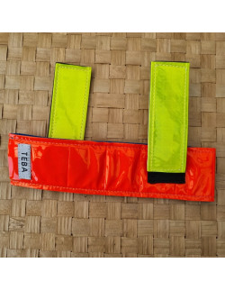 Reflexhalsband 40 cm 2 fl Gul+Röd | Holmgrens Jakt & Fritid
