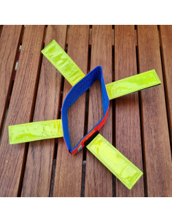 Reflexhalsband 40 cm 4 fl Gul+Röd | Holmgrens Jakt & Fritid
