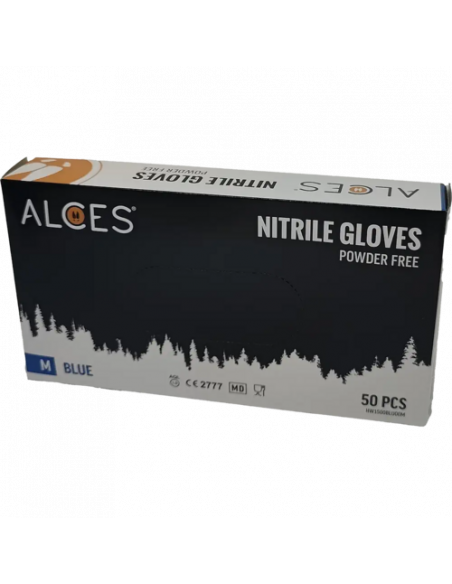 Alces Nitril Handskar 3,5gr 50-pack Blue | Holmgrens Jakt och Fritid |