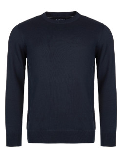 Barbour Pima Cotton Crew Neck Navy | Holmgrens Jakt & Fritid 2
