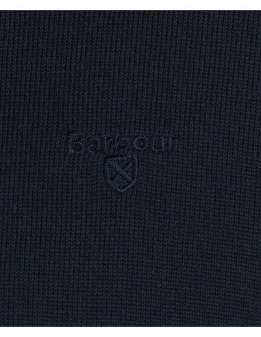 Barbour Pima Cotton Crew Neck Navy