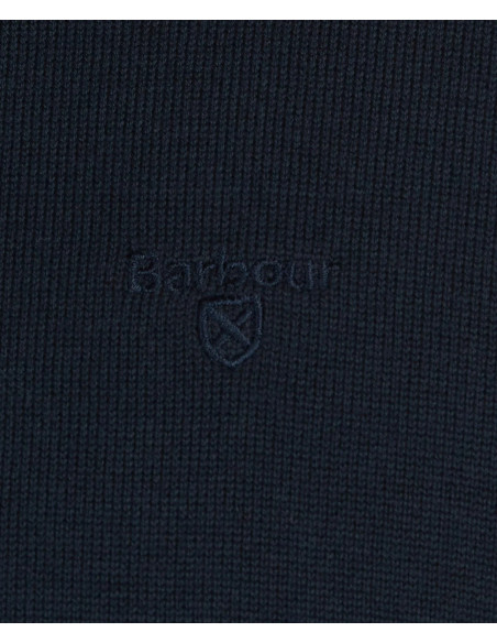 Barbour Pima Cotton Crew Neck Navy