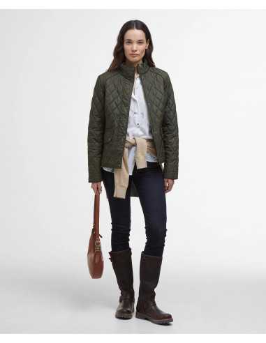 Barbour Crawford Cavalry Quilt Olive