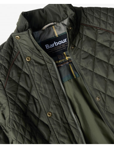 Barbour Crawford Cavalry Quilt Olive
