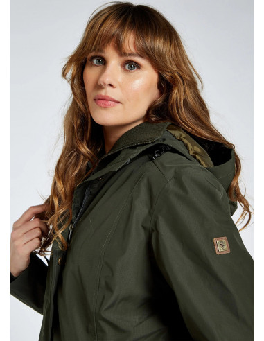 Dubarry Alderford Waterproof Coat Pesto