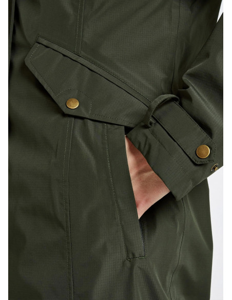 Dubarry Alderford Waterproof Coat Pesto