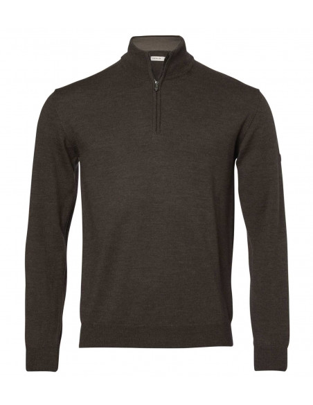 Chevalier Aston Half zip Merino Pullover Brown | Holmgrens Jakt & Fritid