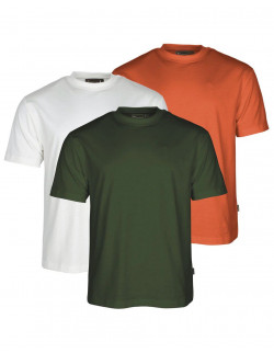 Pinewood Trepack T-Shirt White/Pine/Orange | Holmgrens Jakt & Fritid
