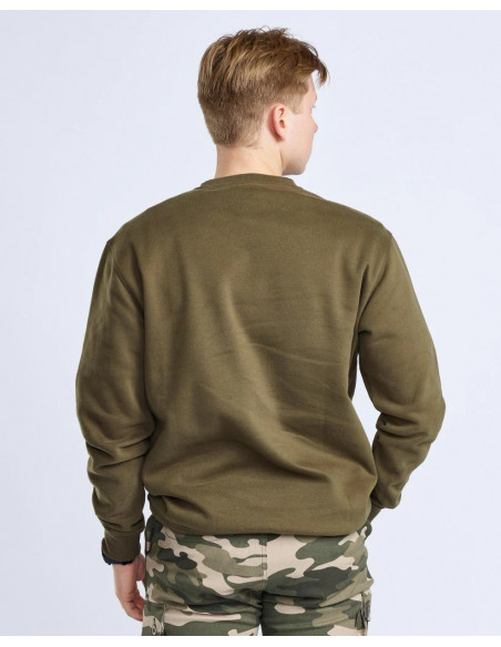 Pinewood Värnamo PW Logo Sweater Green | Holmgrens Jakt & Fritid