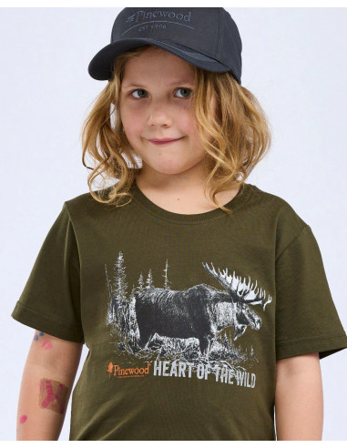 Pinewood Moose T-shirt Barn Green | Holmgrens Jakt & Fritid