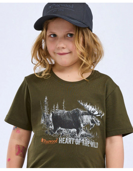 Pinewood Moose T-shirt Barn Green | Holmgrens Jakt & Fritid