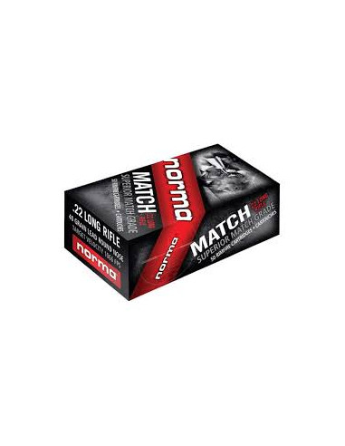 Norma Match-22 22lr 2,6g 40gr | Holmgrens Jakt och Fritid |
