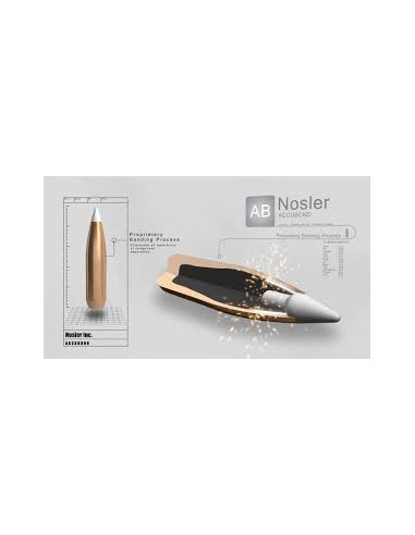 Nosler 308win 10,7g AcccuBond 165gr | Holmgrens Jakt & Fritid |