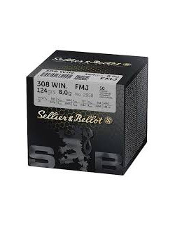 Sellier & Bellot 308Win 124gr/8g FMJ | Holmgrens Jakt och Fritid |